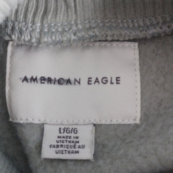 American Eagle Crop Turtle Neck Leopard Print Sweater Size Large - Picture 4 of 6